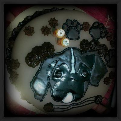 Boxer dog cake - Cake by Emily Lovett