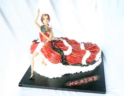Spanish Dancer - Cake by Tinaz  @ Tinzi's