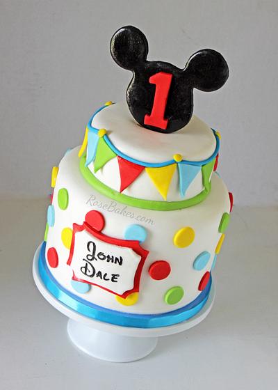 Mickey Mouse Cake - Cake by Rose Atwater