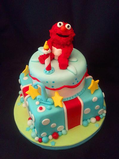 Elmo 1st Birthday - Cake by Karen