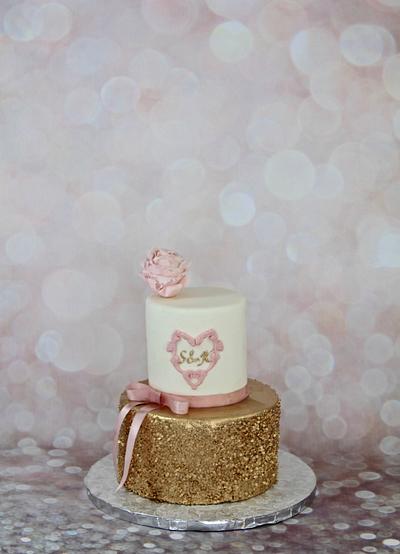 glitter cake - Cake by soods