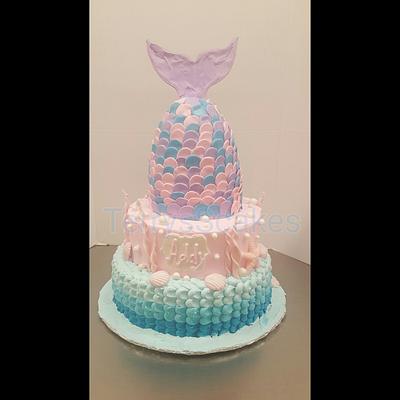 Mermaid - Cake by TerryScakes