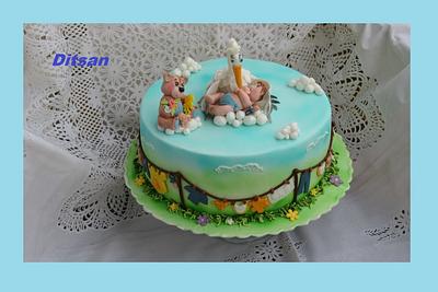 Cake for baby boy - Cake by Ditsan