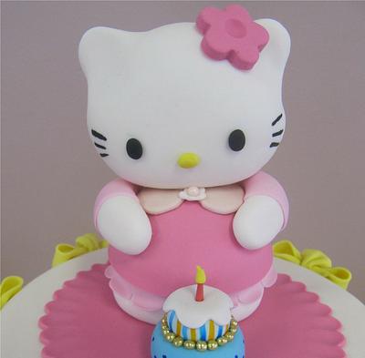 Hello Kitty Cake & Cupcakes! - Cake by Monika Zaplana