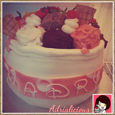 Torta ice cream  - Cake by Adrialicious 
