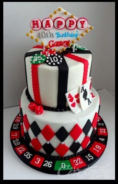 Casino Night Cake - Cake by Caketopolis