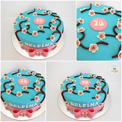 Flower Cake - Cake by Ana Crachat Cake Designer 