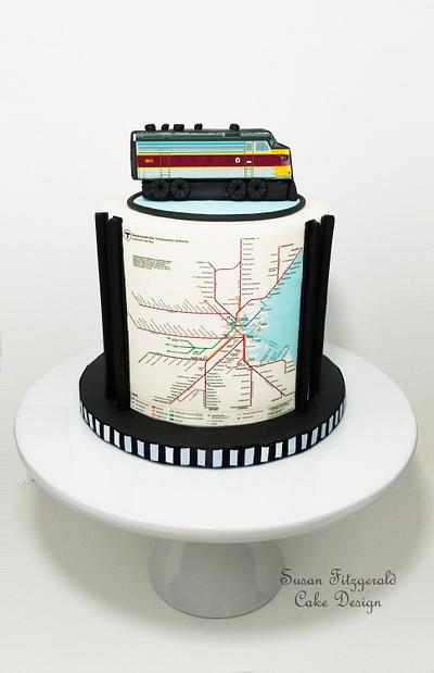 Train Cake - Cake by Susan Fitzgerald Cake Design