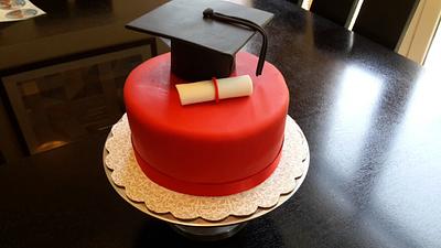 Graduation hat cake !! - Cake by acakeaffair