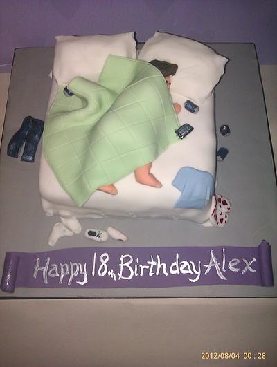 Teenage Boy Bedroom Cake - Cake by Gemma Buxton