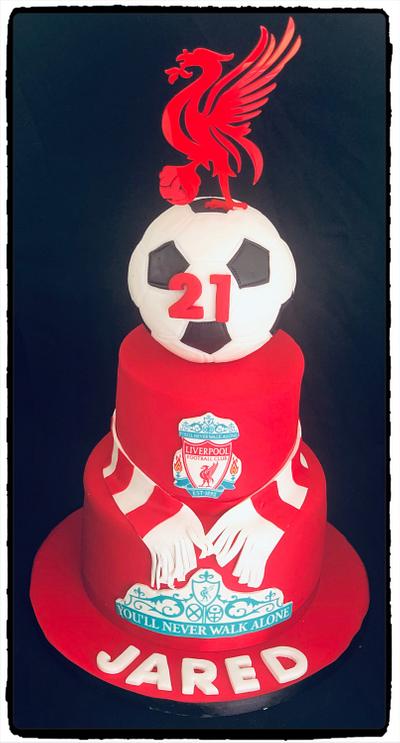“You’ll Never Walk Alone” Liverpool FC - Cake by Rhona