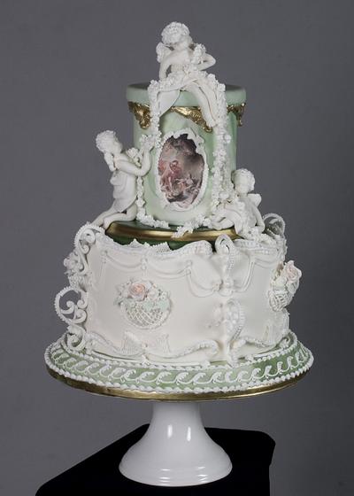 Rococo wedding - Cake by Chocoshack