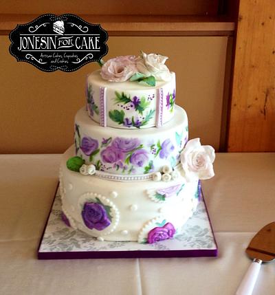 Purple Roses - Cake by Jonesin' for Cake