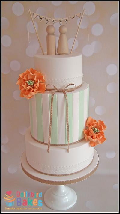 Spring wedding - Cake by Dollybird Bakes