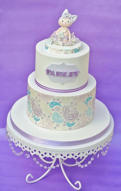 baby Shower girl - Cake by eunicecakedesigns