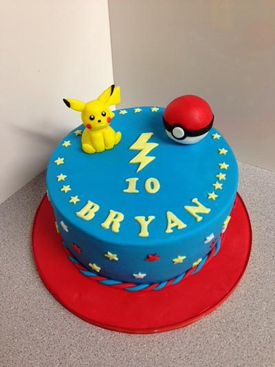 Pokemon birthday cake - Cake by cakesbyiwona