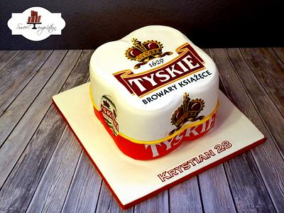 4 pack Beer Cake - Cake by Urszula Landowska