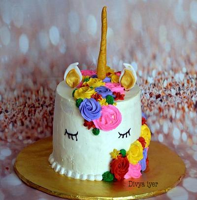 Unicorn cake  - Cake by Divya iyer