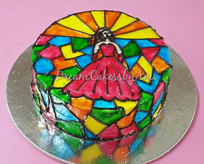 Stained glass cake - Cake by Dream Cakess 