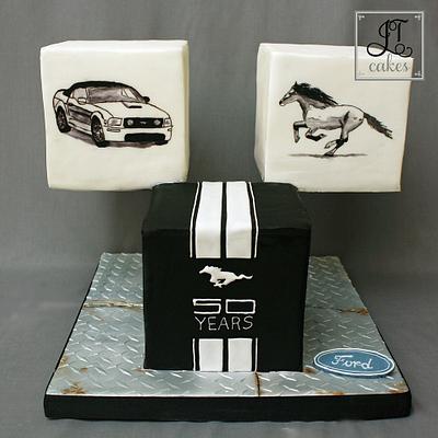 Ford Mustang 50th Anniversary Collaboration - Cake by JT Cakes
