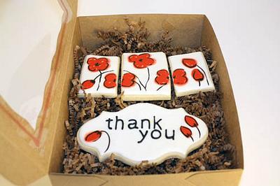 Thank You Cookies - Cake by Prima Cakes and Cookies - Jennifer