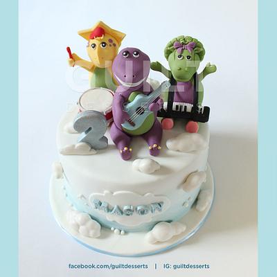 Barney and Friends - Cake by Guilt Desserts