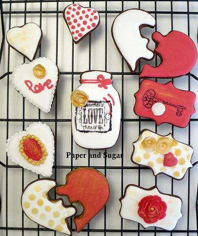 Valentine's Cookies - Cake by Dina - Paper and Sugar