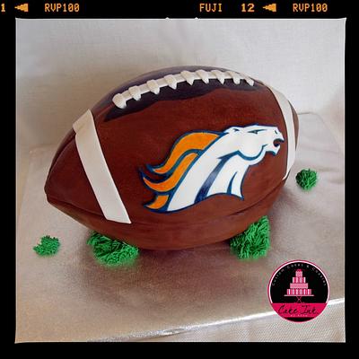 Denver Broncos football - Cake by Anna D.