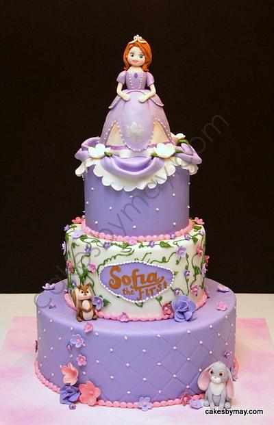 Sofia the First - Cake by Cakes by Maylene