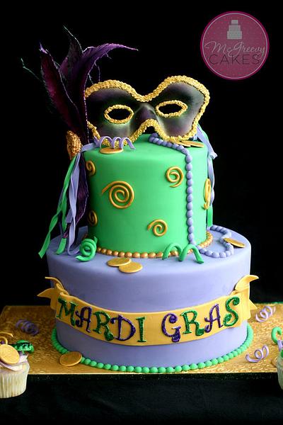 Mardi Gras! - Cake by Shawna McGreevy