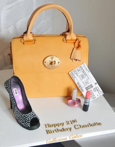 Mulberry Handbag and Cavalli Shoe - Cake by Calli Creations