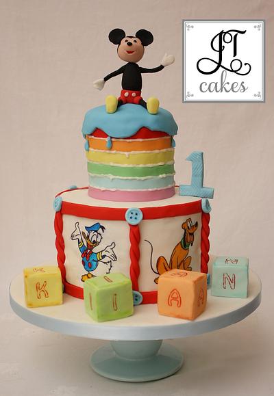 Mickey and friends - Cake by JT Cakes