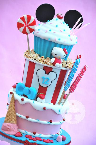 Cake, Ice Cream, Candy and Popcorn - Cake by Lesley Wright