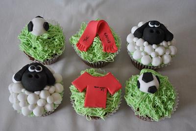 Tamworth FC Cupcakes - Cake by Donna Wood