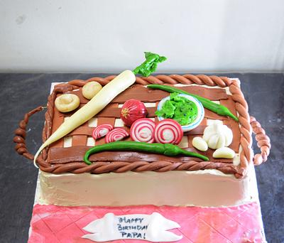 Vegetables Basket - Cake by Yogita