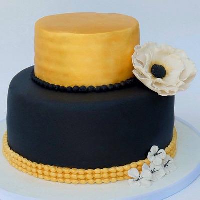 Elegant Birthday Cake - Cake by Kuchenmarie - Sandra Schuerkmann