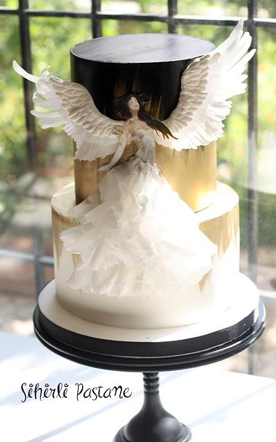 Angel in the Dark Cake - Cake by Sihirli Pastane