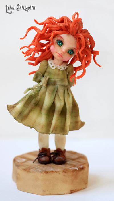 Sugar sculpture "Redhead Girl" - Cake by Lera Ivanova