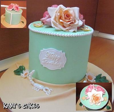 Cake for a lady's birthday - Cake by KamiSpasova