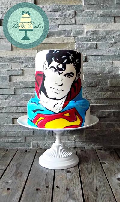 Superman - Cake by Bella Cakes