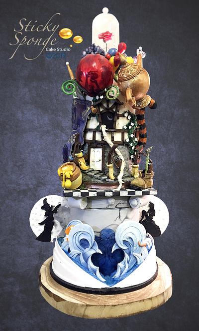 Disney Wedding Cake - Cake by Sticky Sponge Cake Studio