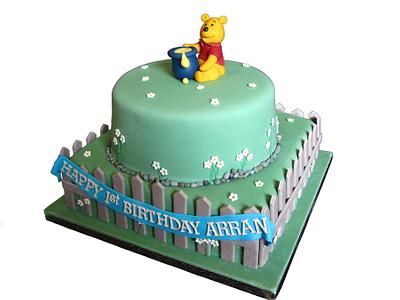 Winnie the Pooh - 1st birthday cake - Cake by SugarPocket