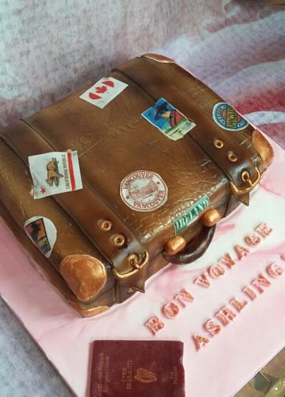 Bags are packed - Cake by Lorna