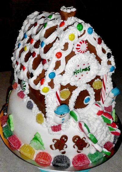 Gingerbread house Cake - Cake by Carrie Freeman