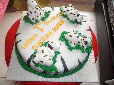 Dalmation Cake - Cake by JudeCreations