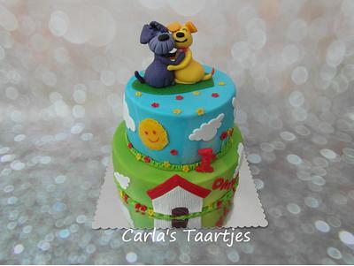 2 dog friends - Cake by Carla 