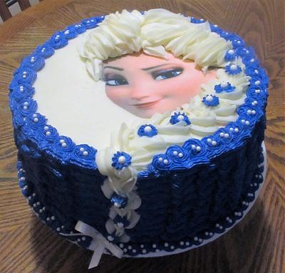 Elsa from Frozen - Cake by Laura 