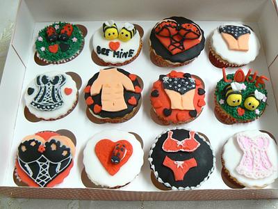 valentines Cupcakes - Cake by Anita's Cakes