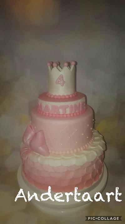Pretty pink cake - Cake by Anneke van Dam