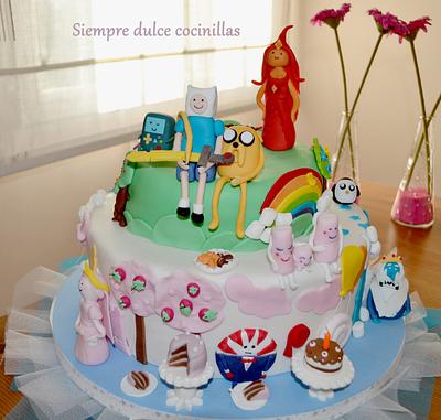 Tarta "Hora de aventuras"  - Cake by Siempre dulce cocinillas